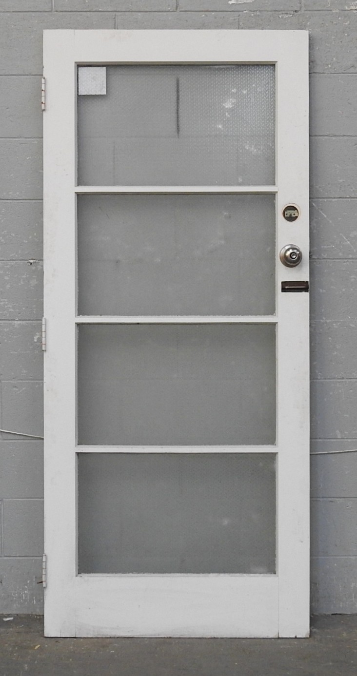 Wooden Exterior 4-Light Door - Unhung