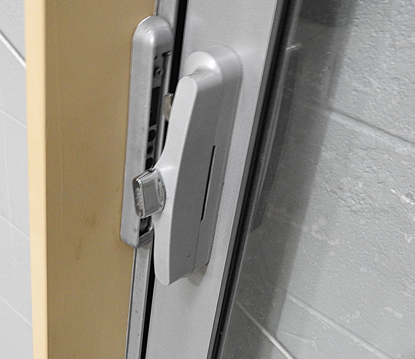 Silver Pearl Aluminium Double Sliding Doors