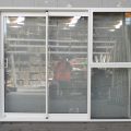 White Aluminium Stacker Sliding Doors - Double Glazed
