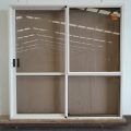 Cream aluminium sliding door