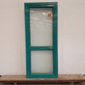 Teal aluminium door
