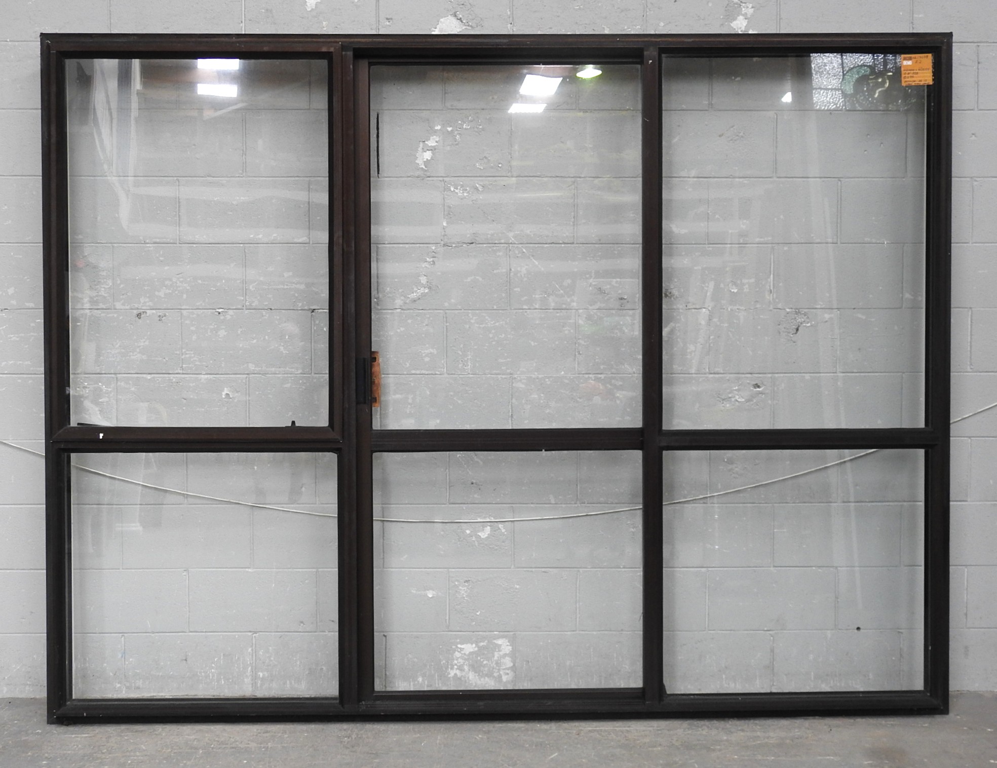 Dark Bronze Aluminium Sliding Door - Middle Door