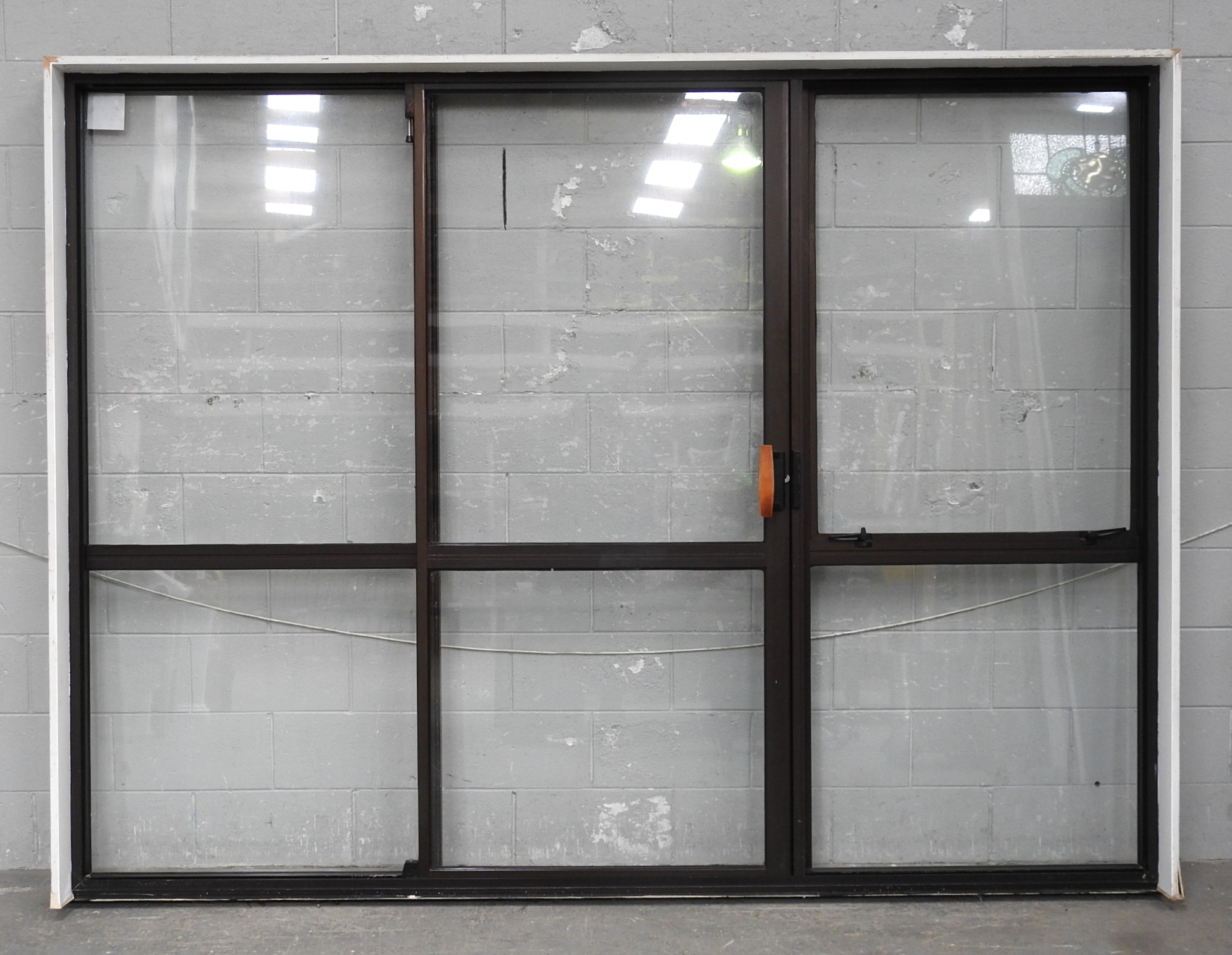 Dark Bronze Aluminium Sliding Door - Middle Door